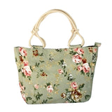 2019 Fashion Folding Women Big Size Handbag Tote Ladies Casual Flower Printing Canvas Graffiti
