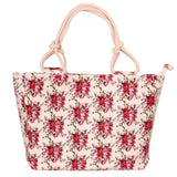 2019 Fashion Folding Women Big Size Handbag Tote Ladies Casual Flower Printing Canvas Graffiti