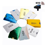 2Pc Anti Rfid Credit Card Holder Bank Id Card Bag Cover Holder Identity Protector Case Portable