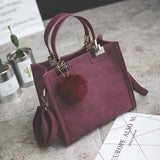 Lanlou Handbag Women Shoulder Bag Luxury Handbags Women Bags Designer High-Grade Scrub Leather