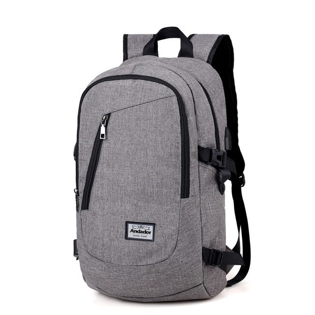 Fashion Man Laptop Backpack Usb Charging Computer Backpacks Casual Style Bags Large Male Business