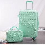 Travel Suitcase Set Rolling Luggage Set Spinner Trolley Case 20" Boarding Wheel Woman Cosmetic Case