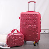 Travel Suitcase Set Rolling Luggage Set Spinner Trolley Case 20" Boarding Wheel Woman Cosmetic Case