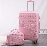 Travel Suitcase Set Rolling Luggage Set Spinner Trolley Case 20" Boarding Wheel Woman Cosmetic Case