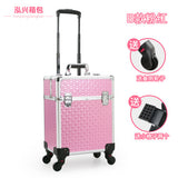 Trolley Cosmetic Case Luggage Profession Suitcase For Makeup Trolley Box Nails Beauty Woman Luggage