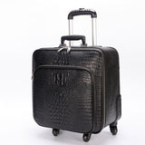 First Layer Of Cowhide Travel Bag Full Genuine Leather Commercial Luggage Trolley Luggage
