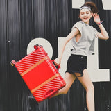 29 Inch Retro Aluminum Alloy Frame Large Capacity Trolley Luggage On Universal Wheels,Fashion