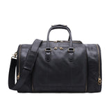 Men Travel Bags 2019 Vintage High Capacity Genuine Leather Tote Bag Male Waterproof Luggage Bag