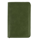 Male Metal Card Holder Rfid Aluminium Alloy Credit Card Holder 2019 Newest Pu Leather Wallet