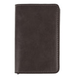 Male Metal Card Holder Rfid Aluminium Alloy Credit Card Holder 2019 Newest Pu Leather Wallet