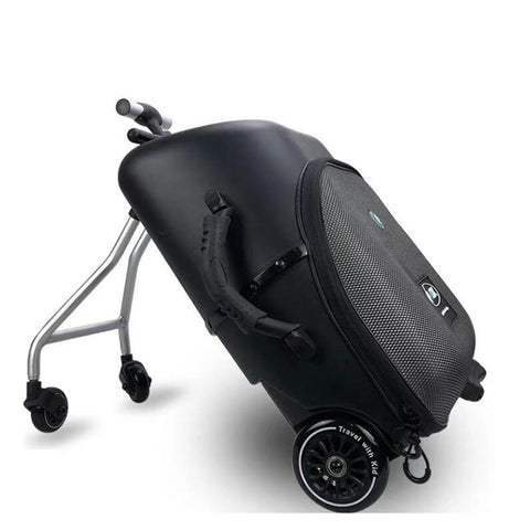 Kids Scooter Suitcase Storage Trolley Luggage Bag For Children Carry On Rolling Luggage Ride On