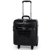 2019 New 16/20/22 Inch Spinner Suitcase Men Real Cowhide Leather  Pattern Trolley Luggage  Laptop