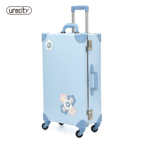 2018 New  Travel Suitcase Spinner Luggage Rolling Floral Flower Sample Children Kids Suitcase