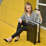 Wholesale!28Inch Pc Hardside Case Fashion Color Trolley Luggage For Male And Female