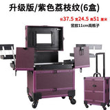 Woman Cosmetic Case Profession Travel Suitcase For Makeup Trolley Nails Box Beauty Professional