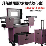 Woman Cosmetic Case Profession Travel Suitcase For Makeup Trolley Nails Box Beauty Professional