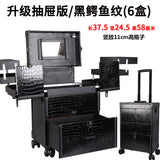 Woman Cosmetic Case Profession Travel Suitcase For Makeup Trolley Nails Box Beauty Professional