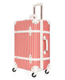 New Luggage Travel Bags Travel Striped Luggage Wheels Case Suitcase Luggage Girls Suitcase