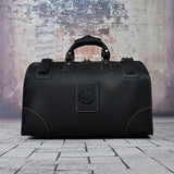 Vintage Luggage Travel Duffle Bags Man Genuine Leather Traveling Bag High Quality 18" Large