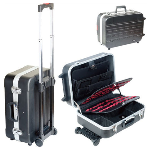 Brand Pro'Skit Tc-311 Heavy-Duty Abs Case With Wheels And Telescoping Handle Draw-Bar Box Tool