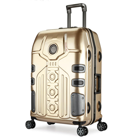 Customs Lock /22/26/29Inch Trolley Case,Aluminum Frame Luggage Wheel Caster Suitcase Men And