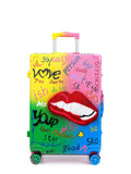 Original Trend Graffiti Suitcase Cover Luggage Trolley Universal Wheel Personalized Password Box