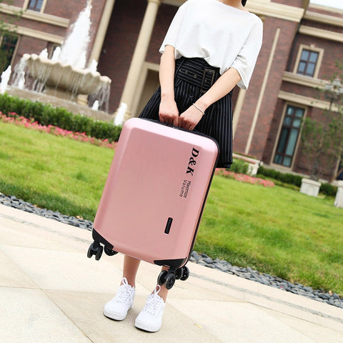 Luggage Bag New Style Universal Wheel Pull Rod Box Fashion Unisex Spinner Hardside 20-Inch