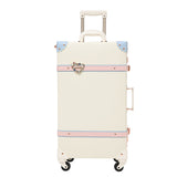 2019 Luggage Rolling Hardside Pu Girls Spinner Suitcase With Wheels 24Inch Luggage Sets Kids