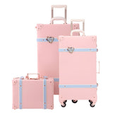 2019 Luggage Rolling Hardside Pu Girls Spinner Suitcase With Wheels 24Inch Luggage Sets Kids