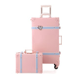 2019 Luggage Rolling Hardside Pu Girls Spinner Suitcase With Wheels 24Inch Luggage Sets Kids