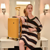 Wholesale!24Inches Pc Hardside Case Boarding Trolley Luggage For Male And Female Ambassor,Sfatey