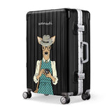 Scratch-Proof Suitcase,Universal Wheel Student Trolley Case,20-Inch Boarding Box,24"Password