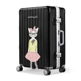 Scratch-Proof Suitcase,Universal Wheel Student Trolley Case,20-Inch Boarding Box,24"Password