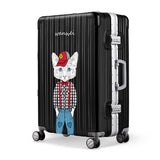 Scratch-Proof Suitcase,Universal Wheel Student Trolley Case,20-Inch Boarding Box,24"Password