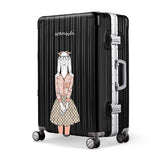 Scratch-Proof Suitcase,Universal Wheel Student Trolley Case,20-Inch Boarding Box,24"Password