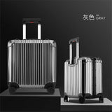 Uniwalker 18 Inch Full Aluminum Alloy Carry-Ons Travel Trolley Bag Rolling Luggage Maleta Cabina
