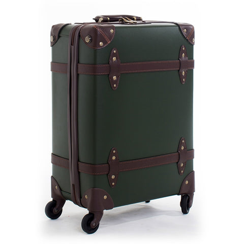 Retro Rolling Luggage Travel Suitcase Set Spinner 24Inch Women Trolley Case Wheel 28Inch Pu