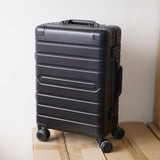 100% Aluminum Shell Suitcase, Rolling Luggage Bag, Metal Material Travel Trolley Box, High
