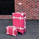 20"22"24"Inch Pu Leather Trip Wheels Suitcases And Travel Bags,Wheel Universal Wheel For Men And