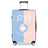 Fine Aluminum Frame Suitcase,Student Password Trunk,Women'S Trolley Case,20"Boarding