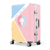Fine Aluminum Frame Suitcase,Student Password Trunk,Women'S Trolley Case,20"Boarding