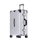 Fashion Travel Trolley Luggage Men Women Aluminum Frame Alloy Business Rolling Luggage Airplane