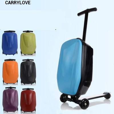 Carrylove Cartoon Luggage Series 21 Size Super Skateboard Pc  Rolling Luggage Spinner Brand