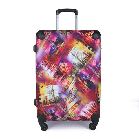 New Painted Trolley Case Male/Female Fashion Trolley Luggage Bag Universal Wheels Travel Suitcase