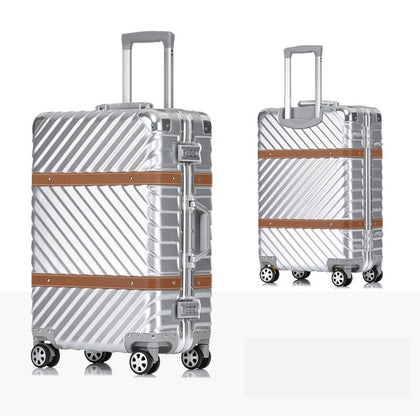 20''24''26'' 29'' Women Travel Rolling Luggage Aluminum Frame Checked Boarding Cabin Case Spinner