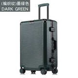 360 Degree Mute Universal Wheel Lock Password Trip Case,High Quality Pu Matte Trolley