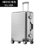 360 Degree Mute Universal Wheel Lock Password Trip Case,High Quality Pu Matte Trolley