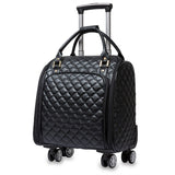 Pu Fashion Trolley Case,Korean Portable Trolley Bag, Men And Women Travel Boarding Bag 16