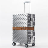 20" 24" 28" Aluminum Frame + Pc Travel Rolling Lugagge Suitcase Bag,New Hardside Carry One ,High