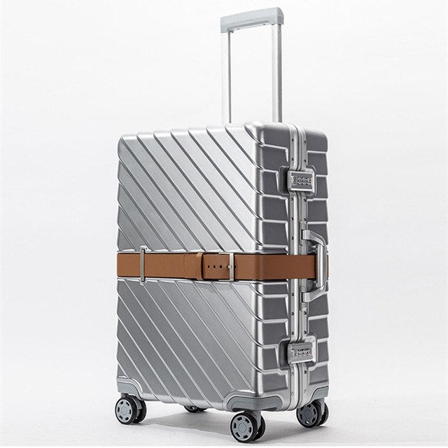 20" 24" 28" Aluminum Frame + Pc Travel Rolling Lugagge Suitcase Bag,New Hardside Carry One ,High